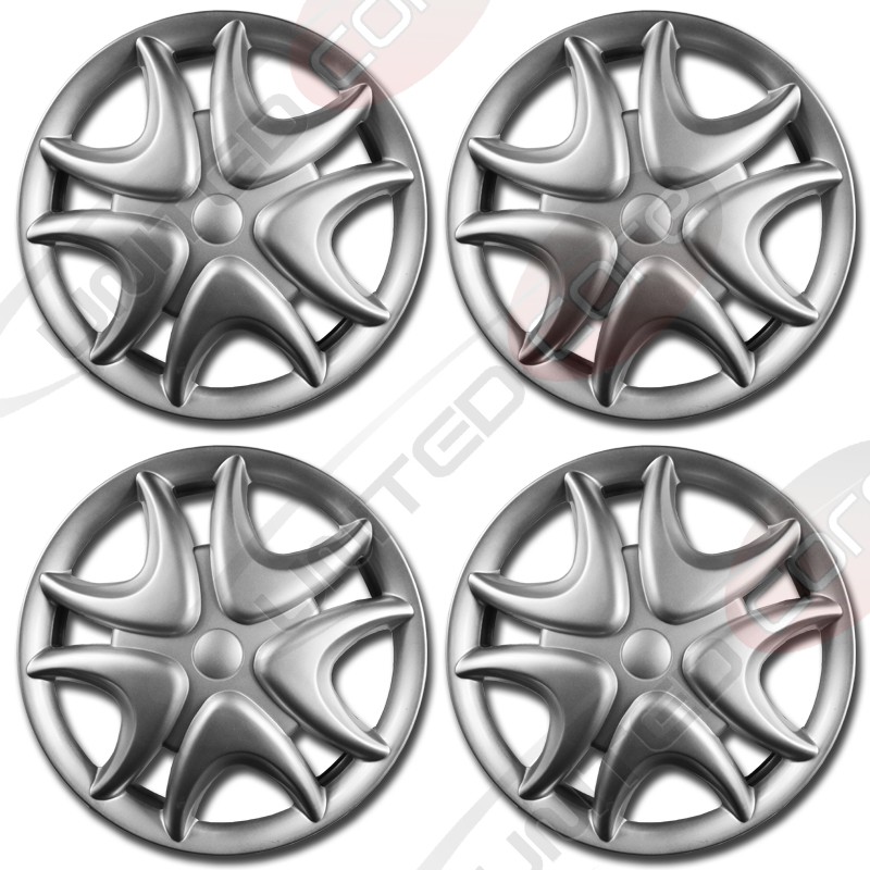 ABS 塑膠 銀色 輪胎蓋 Wheel Covers 輪轂蓋 Hubcaps 輪圈蓋 鐵圈蓋 通用 13" 13吋