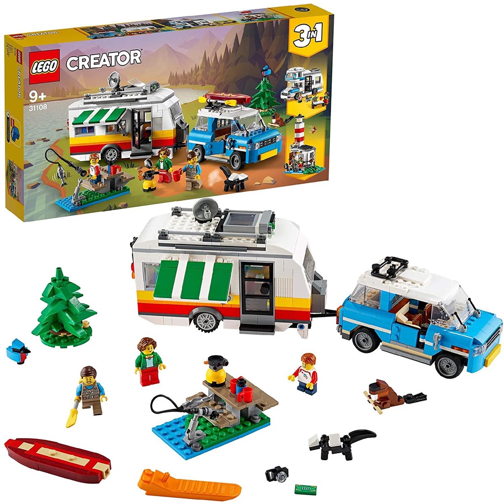 [全新未拆現貨] 正品！ 樂高 LEGO 31108 家庭假期露營車 創意百變 3合1
