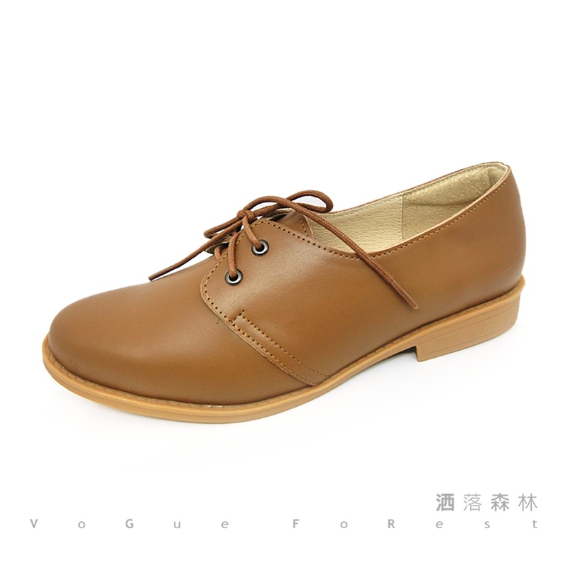 【VoGue FoRest】女   日式簡約造型牛津鞋 - 205168-1  - 淺棕