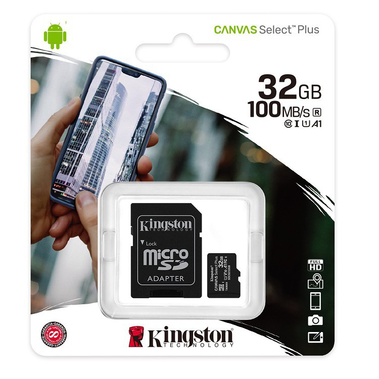 【豪騰電腦】金士頓 Kingston 32GB 32G microSD TF Class 10 記憶卡 終身保固