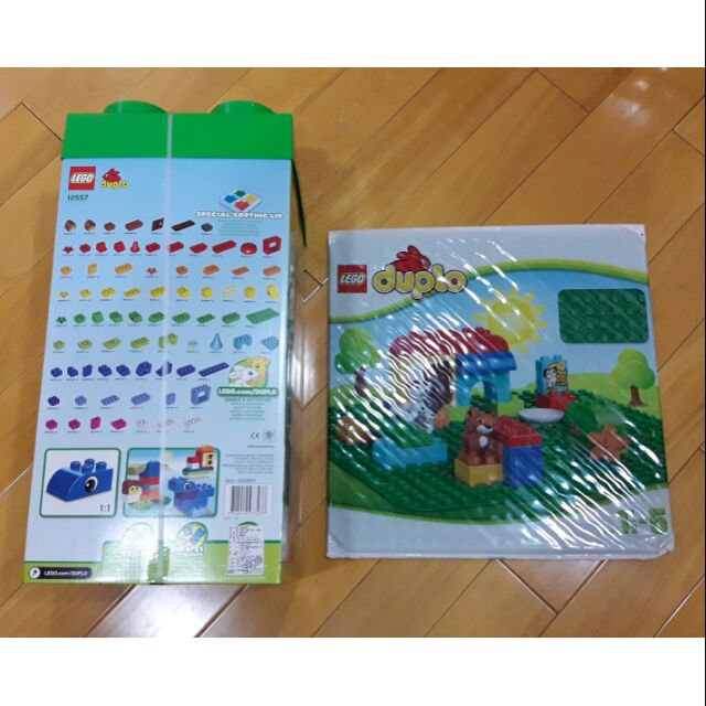 LEGO 10557 + 2304 DUPLO 得寶系列 XXL 200 PCS 大顆粒 + 大片底板（學齡前2-5歲）
