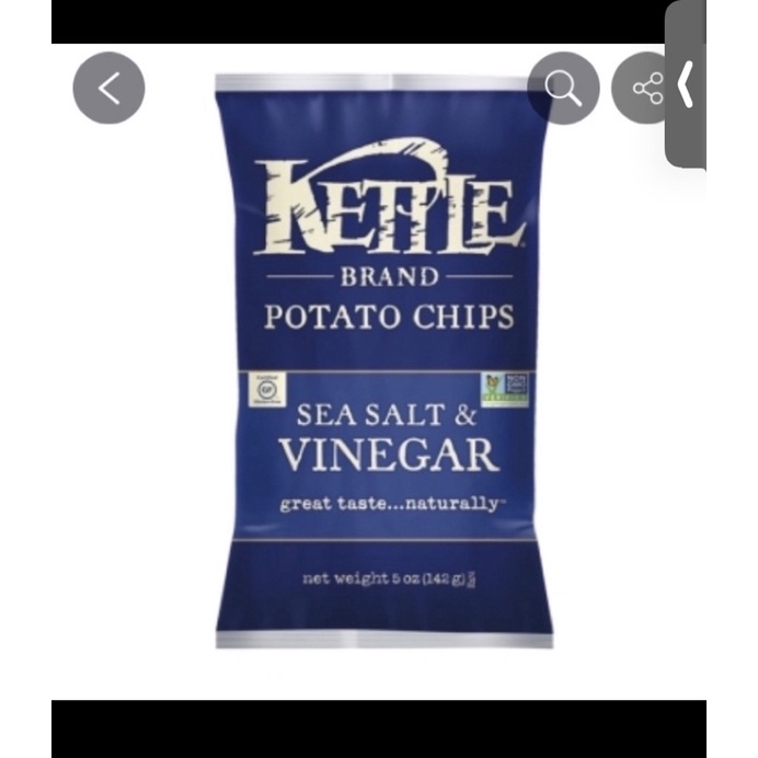 Kettle® K董-薄切洋芋片-海鹽油醋口味142g