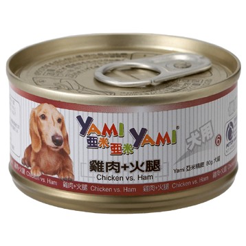 ~毛毛樂寵物~YAMI 亞米 小金罐 80g 美味狗罐頭/6種口味 整箱賣場