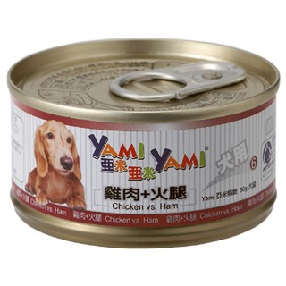 ~毛毛樂寵物~YAMI 亞米 小金罐 80g 美味狗罐頭/6種口味