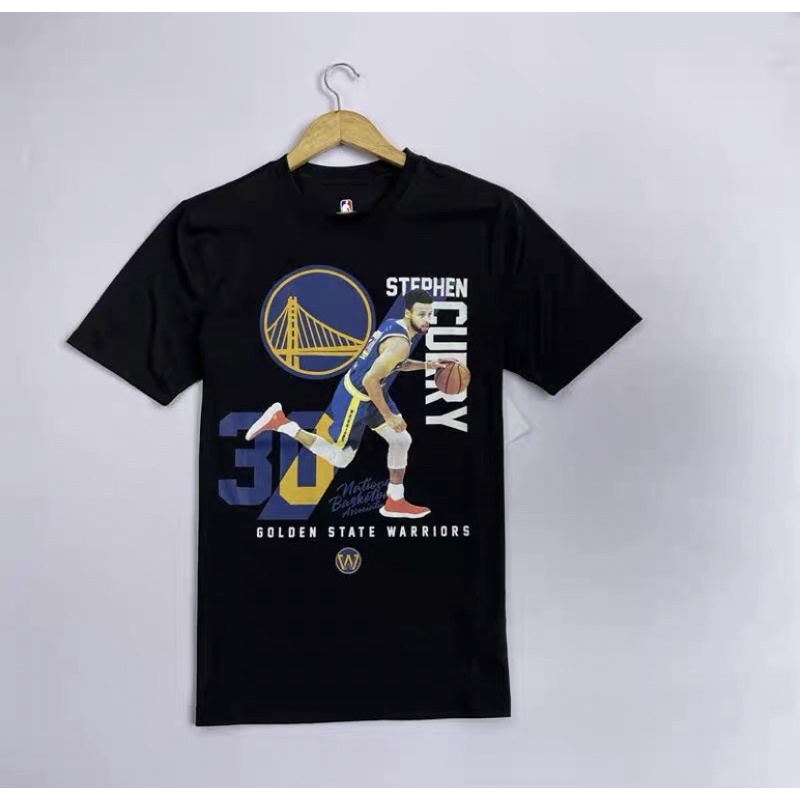 美版正品NBA 聯名款 勇士 Stephen Curry 史蒂芬·柯瑞 青少年 勇士短袖 排汗速乾T恤