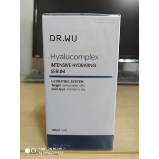 全新有盒有封膜 DR.WU 玻尿酸保濕精華液30ml 可集點 照片為實體商品拍攝