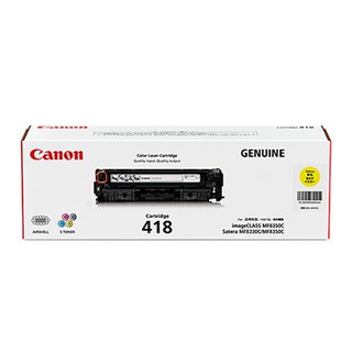 CANON CRG-418Y原廠黃色碳粉匣 適用:MF8350CDN/MF8580CDW/MF729CDW