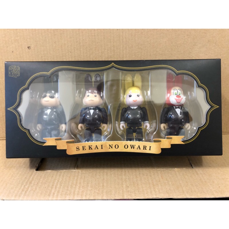 BE@RBRICK SEKAI NO OWARI 100％400% ベアブリック | jarussi.com.br