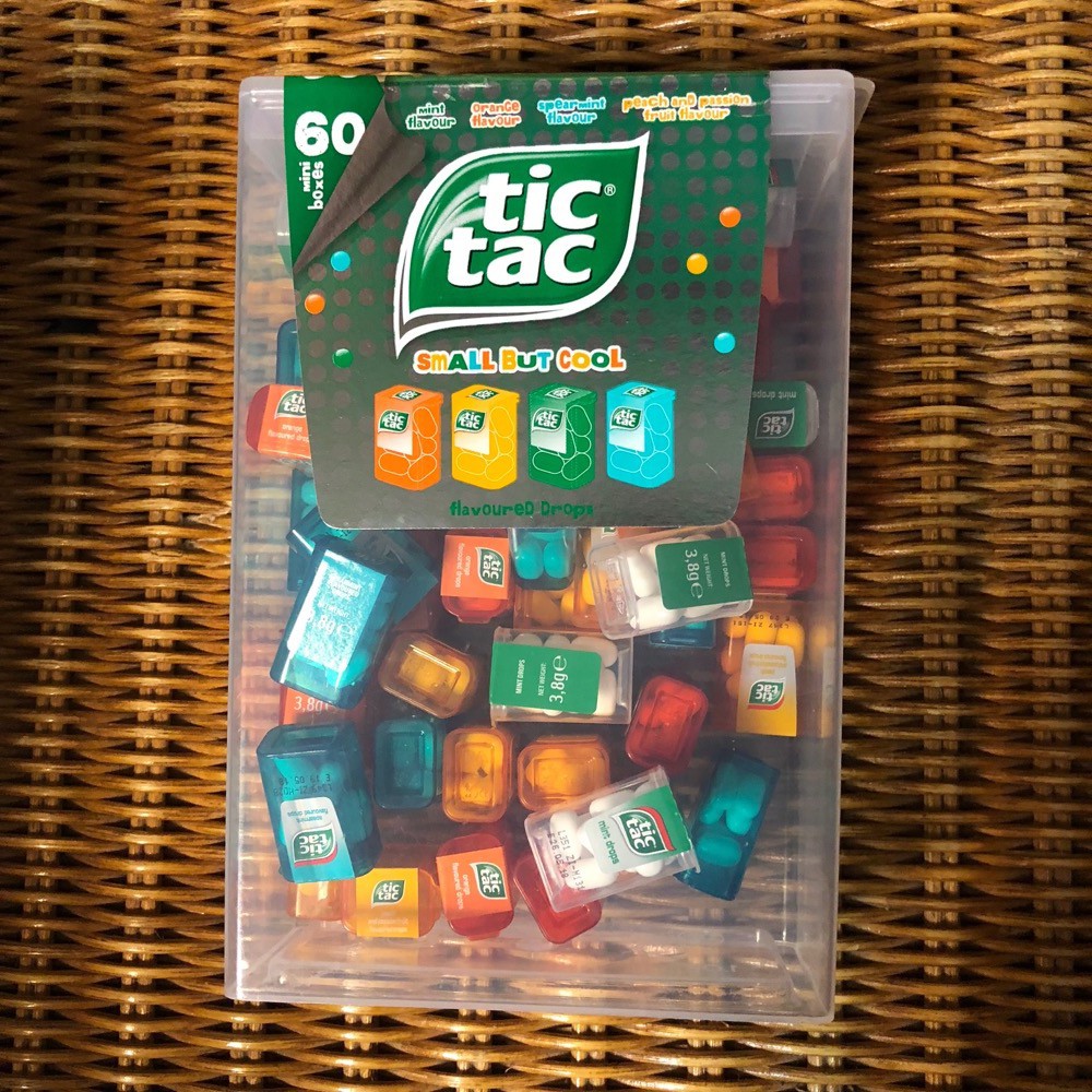 保證正品 拆售 整盒tic tac❤迷你清新口氣涼糖 薄荷/柳橙/蜜桃百香果/超涼薄荷 3.9g