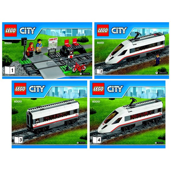 lego city passenger train 60051