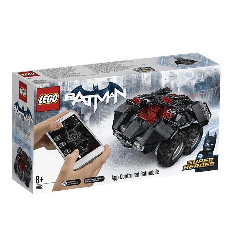 LEGO樂高超級英雄蝙蝠俠APP遙控蝙蝠車76112