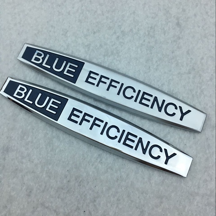 BLUE EFFICIENCY車貼 適用Mercedes benz側標 C級E級S級葉子板標 適用賓士藍色效能車標