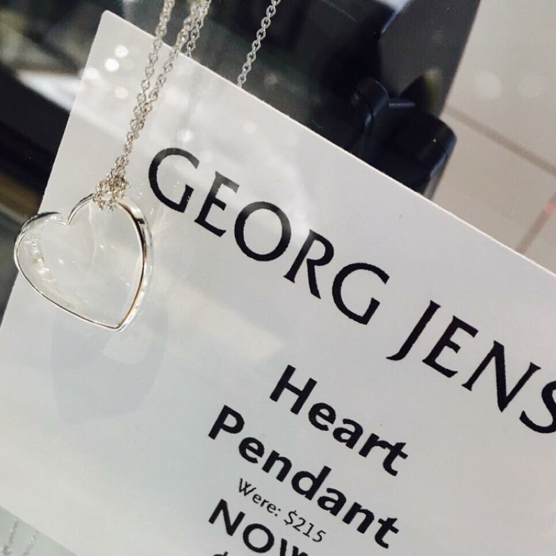 全新-喬治傑森 GEORG JENSEN 愛心項鍊