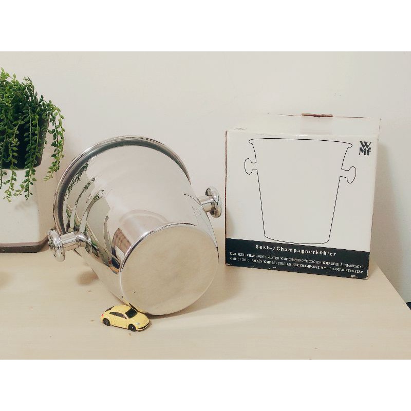 德國工藝 WMF 酒瓶保冰桶 紅酒 絕版品 不鏽鋼 二手 近新 Wine cooler 紅酒瓶保冰桶 香檳桶