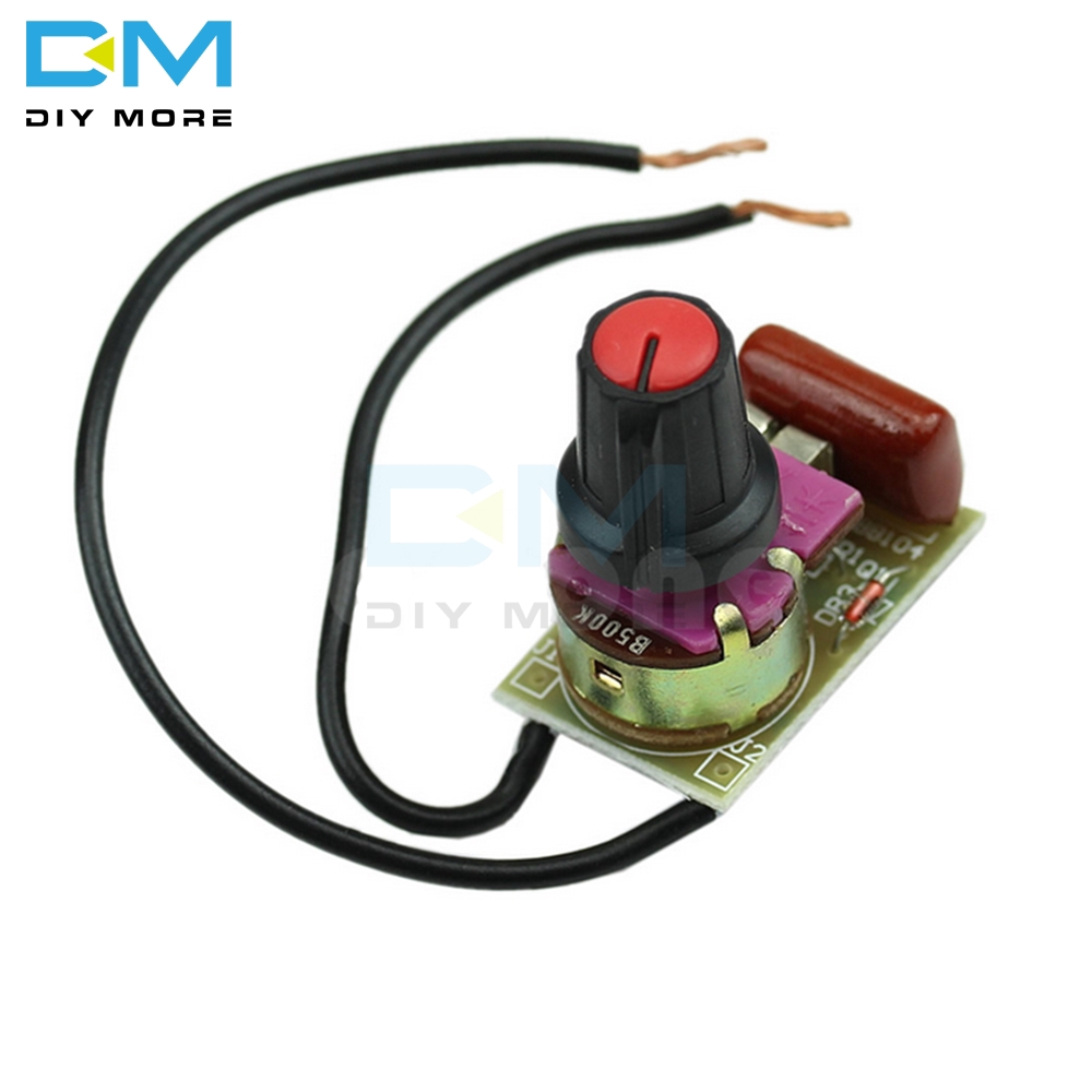 Mac97a6 100W 開關調速模塊調光器 DIY 套件適用於 Arduino 調光燈板交流電機開關電位器