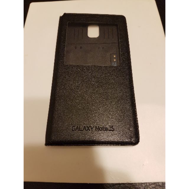 (黑)Samsung Note3 原廠S-view視窗型感應皮套