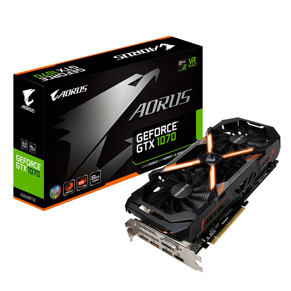 AORUS GeForce® GTX 1070 8G (rev. 2.0) 技嘉