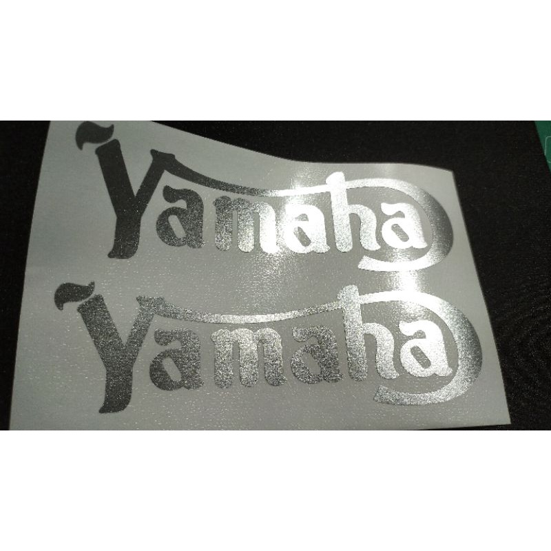 yamaha 復古款式貼紙 xsr 愛將 咖啡 銀色 金色 貼紙
