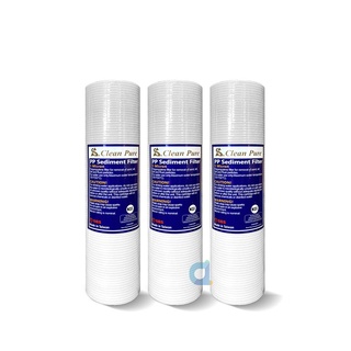 CLEAN PURE 10英吋標準型 細溝槽 5微米PP濾心(3支入) NSF認證 臺灣製造