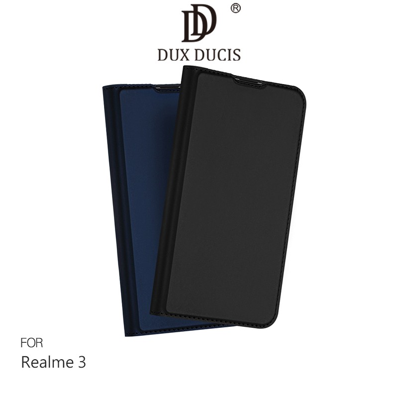 DUX DUCIS Realme 3 SKIN Pro 皮套 可立 插卡 側翻 皮套 保護套 手機套