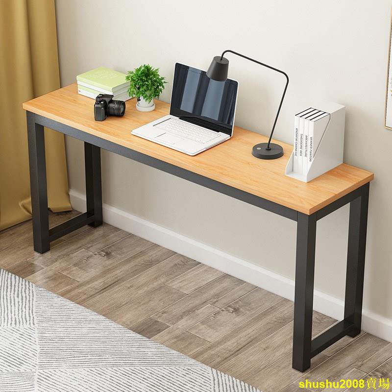特價款15電腦臺式桌子簡易家用細長條小戶型辦公寫字桌簡約臥室學生小書桌
