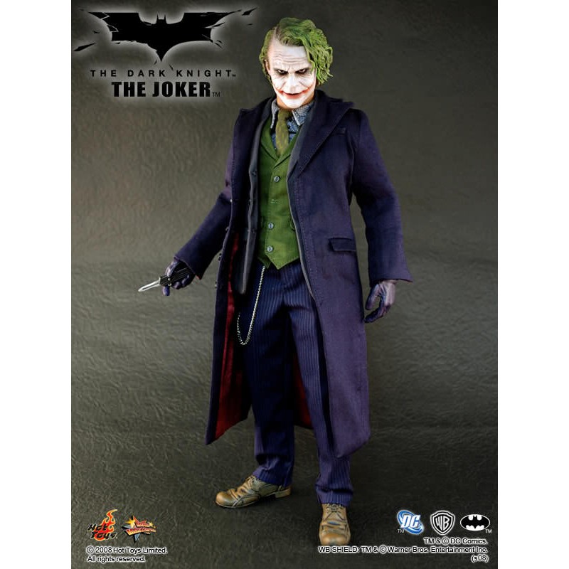 正版 MMS68 黑暗騎士 小丑 (全新未拆品) 絕版 HOT TOYS Joker 蝙蝠俠 希斯萊傑