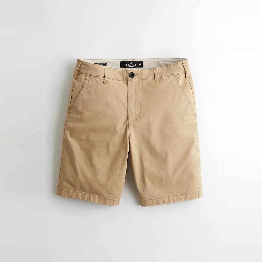 【HOLLISTER Co.】【HCO】HC男款休閒短褲21款淺卡 F03211011-10