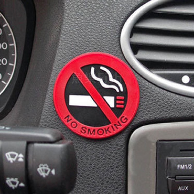 【禁止抽菸貼】 禁止吸菸 3D貼紙 彩繪 禁煙立體貼 抽菸貼 個性禁止吸菸貼紙標 3D立體 計程車貼 客運貼 禁菸標