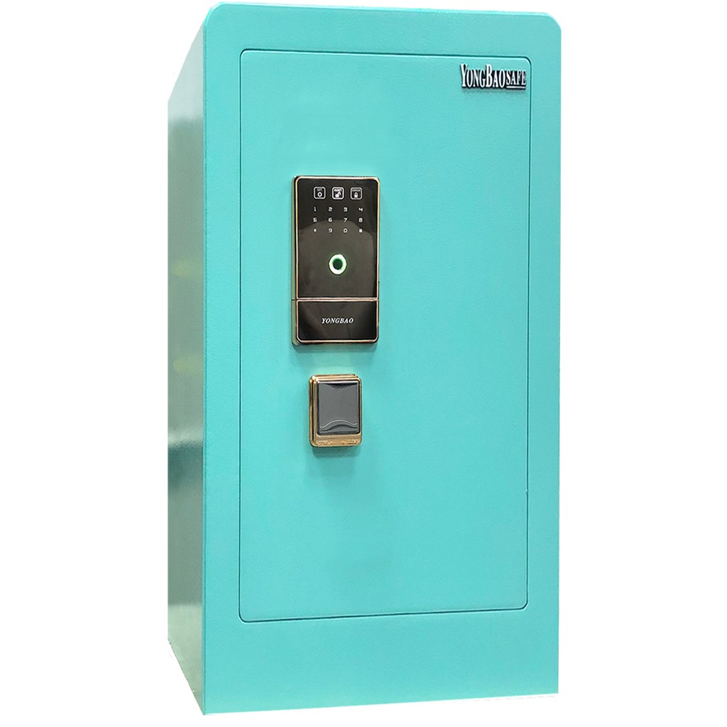 璀燦指紋防盜型保險櫃(TF-8050)《永寶保險櫃Yongbao Safe》蒂芙尼藍 家用保險櫃 大型 公司用保險櫃