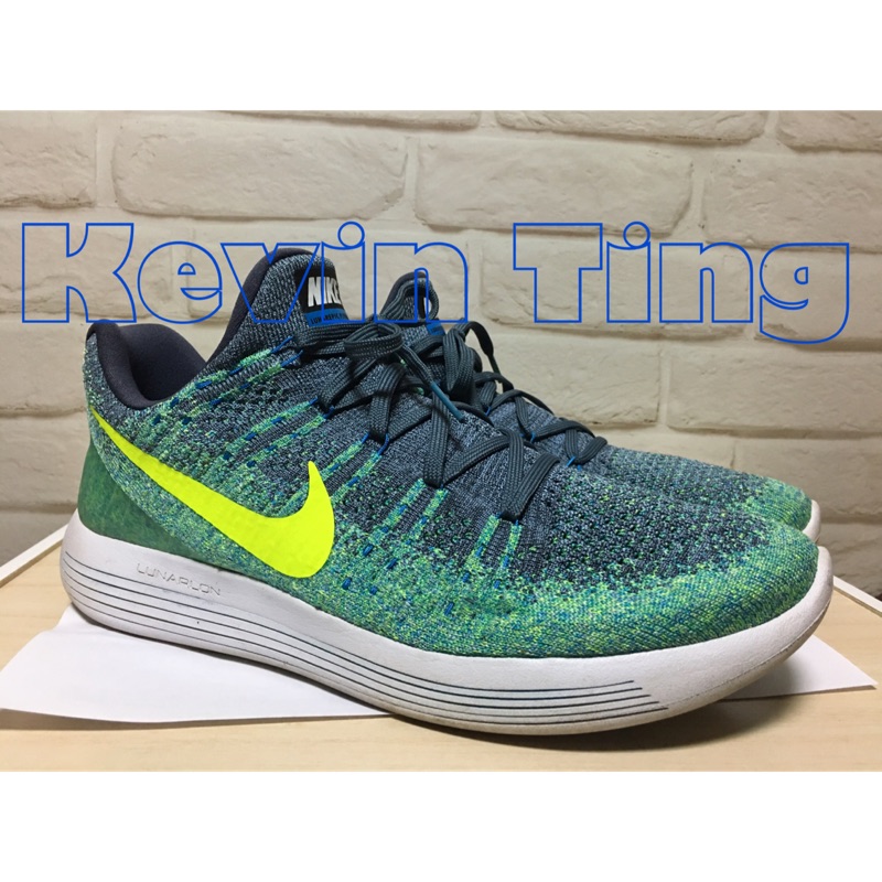 [好評賣場][二手正品]US11一雙_NIKE LUNAREPIC LOW FLYKNIT 2 綠 休閒鞋 跑鞋