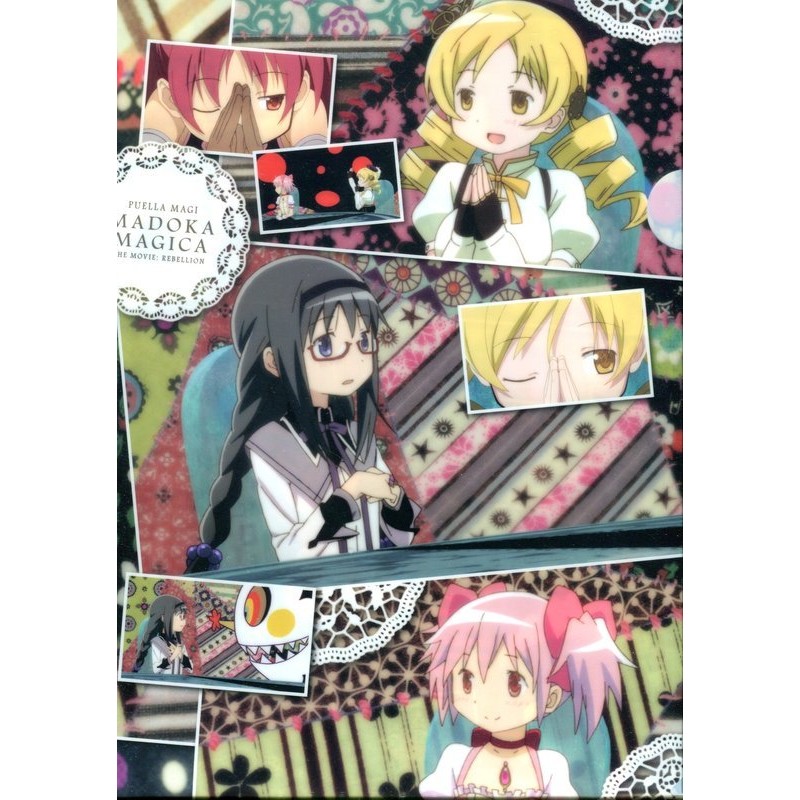 [加冰 已斷貨] () 劇場版 魔法少女小圓 日本 SEGA限定 L夾 資料夾 文件夾 集合款 佐倉杏子 巴麻美 鹿目圓