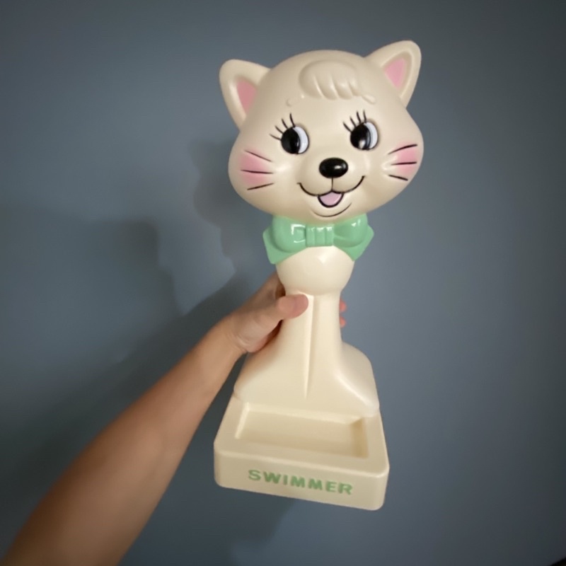 Swimmer 黒猫 100 アンティーク イラスト クロス スイマー ハンカチ パープル レトロ 可愛い 布 敷物 日本 猫 綿 雑貨 格安販売の ハンカチ