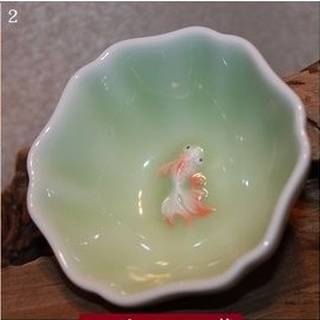 手工金魚杯 紅芳庭 台灣製造金魚杯茶具手工茶具品茗杯茶杯水杯台灣著作浮雕透光手工陶瓷茶杯泡茶用具 蝦皮購物