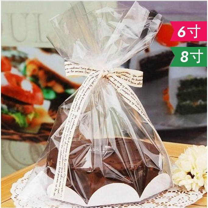 【vivi烘焙】6寸/8寸 戚風蛋糕 包裝袋 10入 乳酪盒 起司蛋糕盒 烘焙紙盒 外帶盒 海綿蛋糕盒 包裝盒