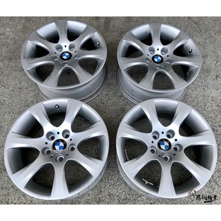 二手 中古鋁圈bmw 17吋5孔1 原廠銀e90 E92 335 E46 6 3 F30 F31 蝦皮購物