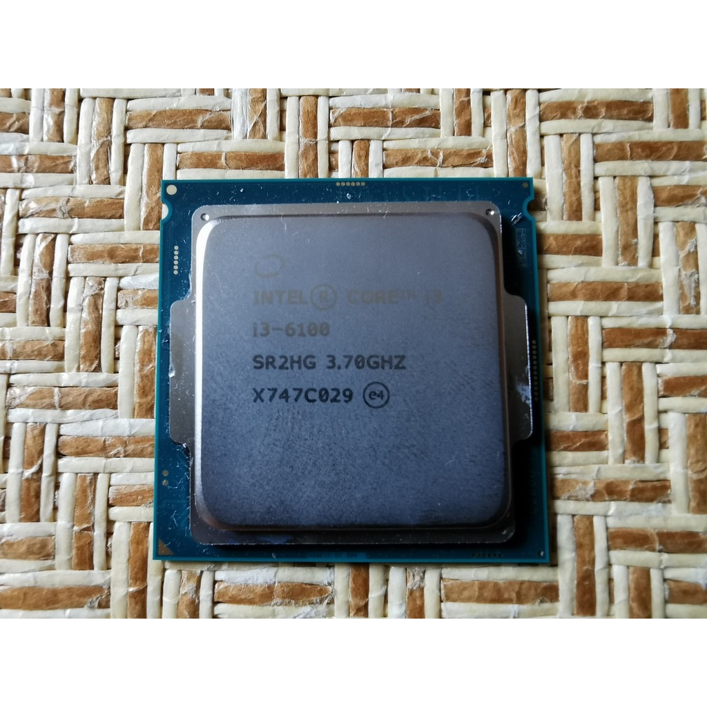 Intel Core i3-6100 @ 3.70GHz 1151腳位 CPU 第六代