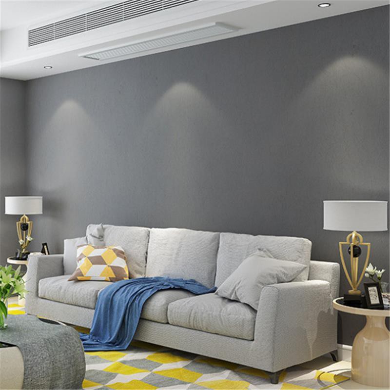 高級灰水泥灰自粘墻紙無紡布深灰色工業風自貼壁紙撕開即貼高級灰 蝦皮購物