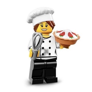 ［佳樂］LEGO 樂高 甜點師 甜點主廚 蛋糕 17代 71018 Minifigures 3號