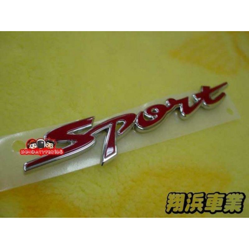 【翔浜車業】SUZUKI SWIFT SPORT ZC11 ZC21 ZC31 紅色SPORT標誌