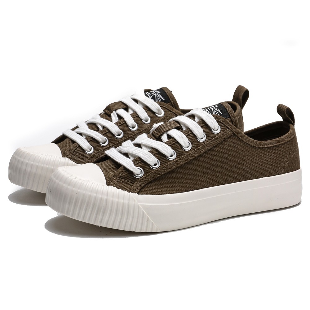 KANGOL 休閒鞋 帆布 餅乾鞋 橄欖綠 女 6952200173