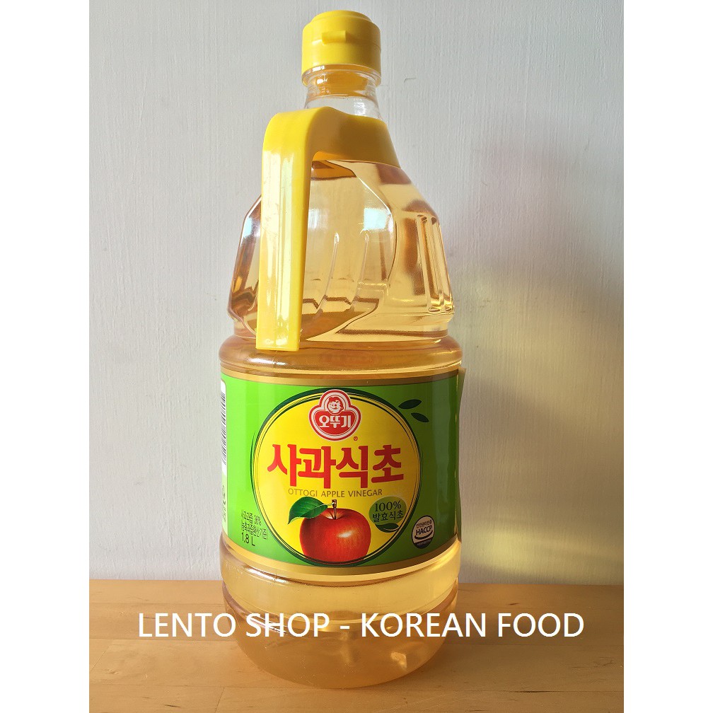 LENTO SHOP - 韓國OTTOGI 不倒翁 蘋果醋  蘋果料理醋 사과식초 Vinegar  1.8公升