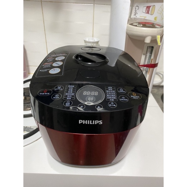 Philips飛利浦 雙重溫控智慧萬用鍋 小萬紅HD2143#九成新#