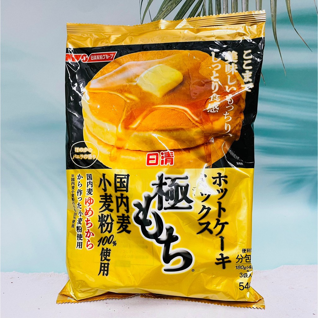 日本 日清 Nissin 極致濃郁鬆餅粉 540g（180g*3小袋）