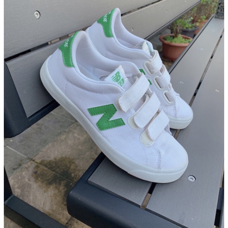 二手 New Balance 210 男女款 白色 魔鬼氈 復古 帆布 休閒鞋