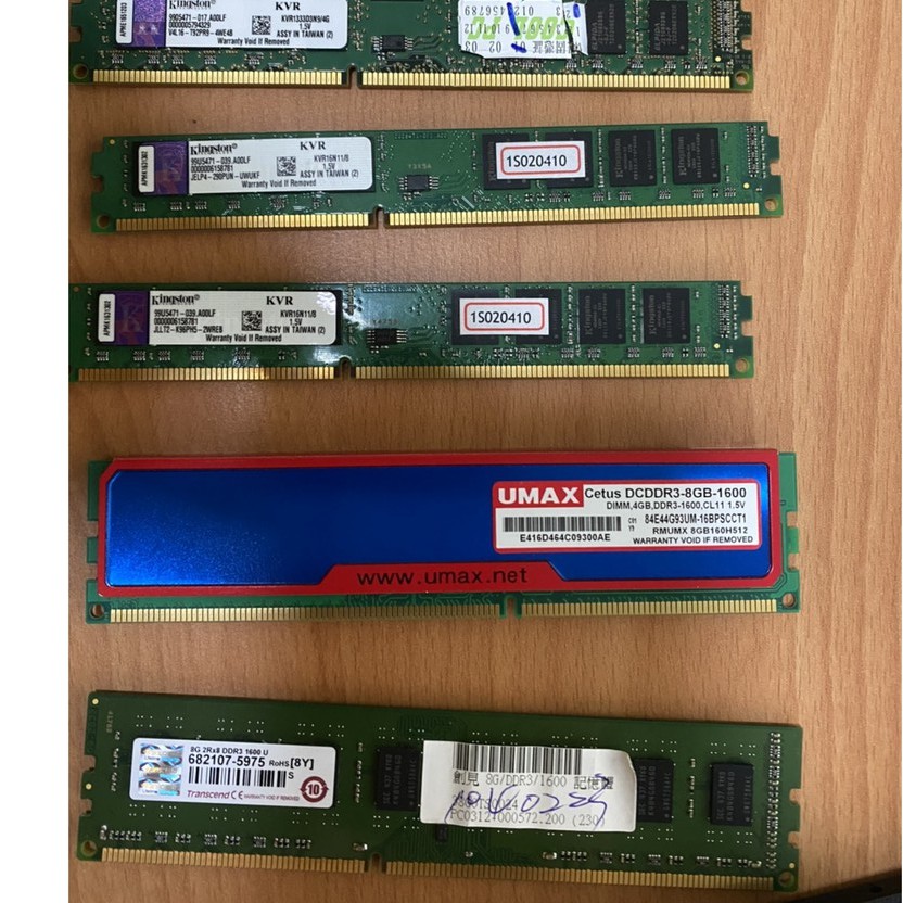 金士頓 創見 ddr3 1600 8g  (終身保固)