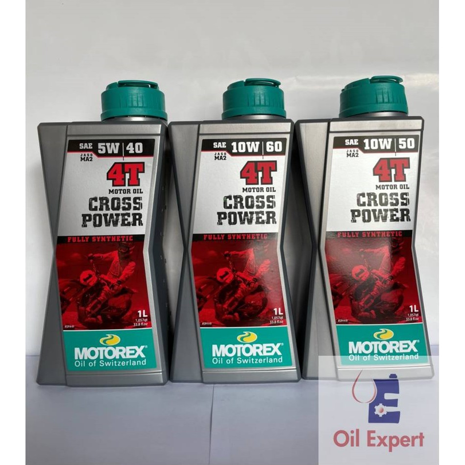 《 油品家 》MOTOREX CROSS POWER 4T 5w40 10w50 10w60 全合成機油(附發票)