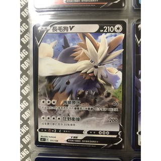 PTCG 寶可夢卡牌 中文版 長毛狗V 普卡
