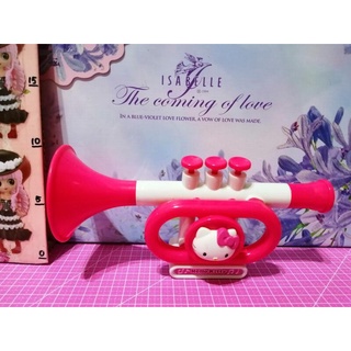 A68【三麗鷗 Hello Kitty 寶貝樂器組 喇叭】早期 收藏 玩具 卡通動畫 稀有 懷舊