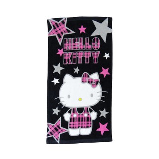 【Sanrio三麗鷗】凱蒂貓蘇格蘭風格童巾 100%棉 28x54cm