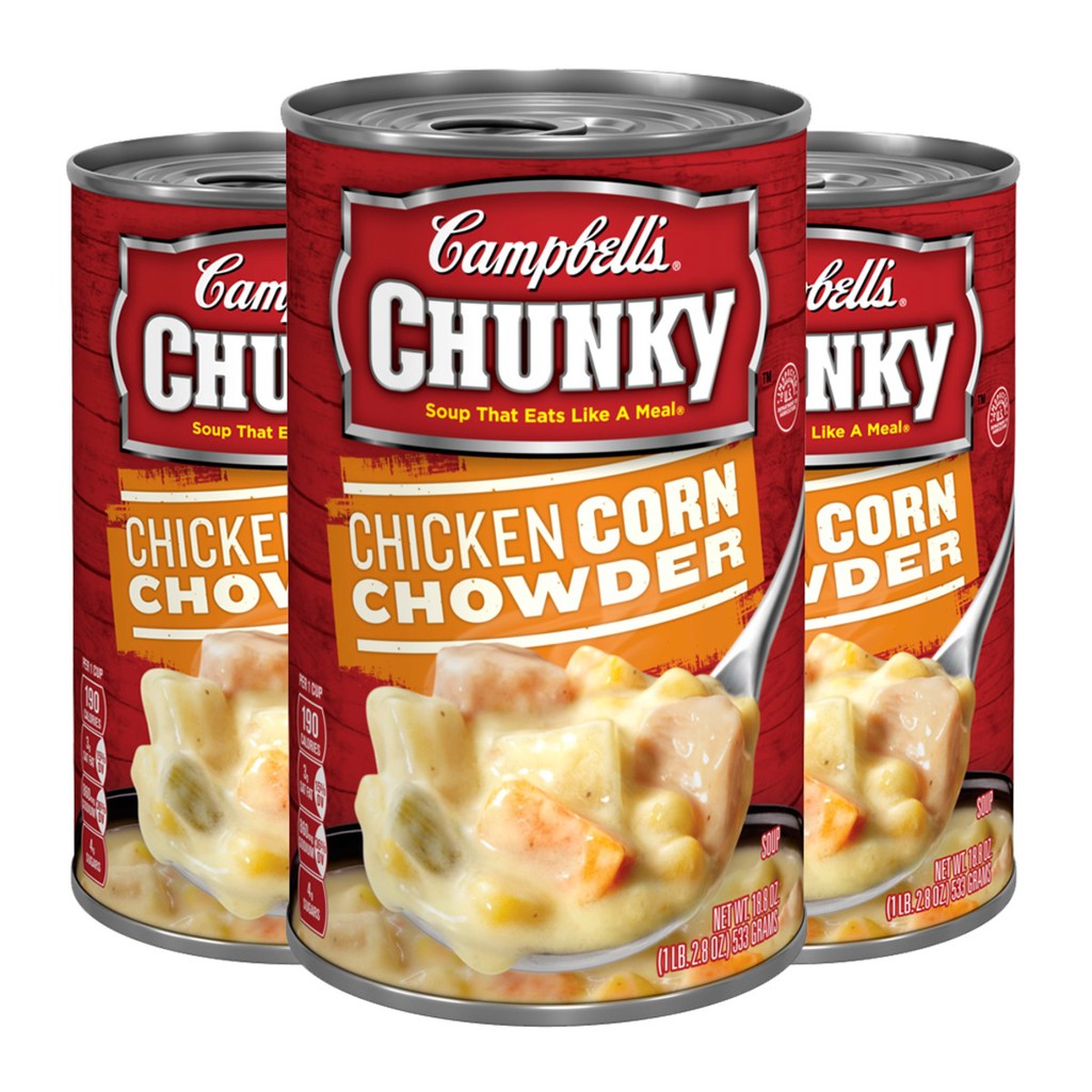 [#巧] Costco好市多代購 Campbell's 金寶 雞肉玉米濃湯 533公克 X 3入/組*2組